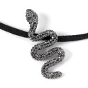 Harry Potter Smykke Choker Nagini Sort Krystall