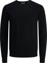 Jack & Jones Jjeemil Knit Crew Neck Noos   Black   XS