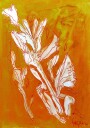 Dream garden 4 Ochre Poster Plakat / 40x50cm