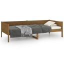 vidaXL Dagseng honningbrun heltre furu 90x190 cm