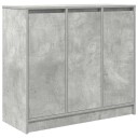  Skjenk betonggrå 85x34x76 cm konstruert tre