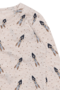 Hust And Claire Hust & Claire Acel Rocket ull/tencel trøye til barn wheat melange 110