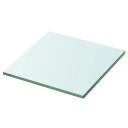 vidaXL Hyllepaneler 2 stk klart glass 30x25 cm
