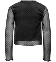 Kids Only Gensere   Mesh   KogDora   Black/Dots Flokk Black   Kids Only   9 10 år 134 140   Genser   Svart