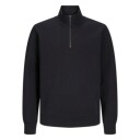 Jack & Jones Junior Black Bradley Collegegenser Half Zip Noos 128