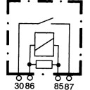 Relè arbeidsstrøm HELLA 4RA 007 791 011