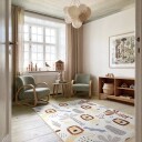 Barneteppe Lion Friends beige Størrelse: 120 x 170 cm