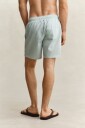 GANT Striped Seersucker Swim Shorts   Green   XL