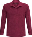Cermino Riviera terry polo long sleeve L rød herre