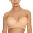 Freya BH Deco Moulded Strapless Bra Beige G 80 Dame