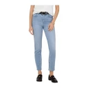 Only Jeans onlEmily HW Straight Ank Dnm Mae009 Blå