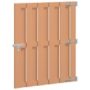 vidaXL Hageport 100 x 112 cm WPC og Aluminium Brun