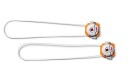 Sidi Tecno 3 spennesett lang model hvit/oransje