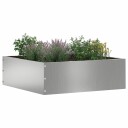 vidaXL Gjerdekant 6 pcs sølv 40 x 40 x 13 cm Galvanisert Stål
