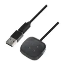 Triacle USB ladekabel med USB-C - USB-A adapter, Fitbit Versa 3/4 og Sense 1/2