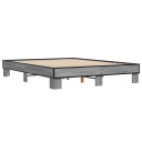  Sengeramme grå sonoma 150x200 cm konstruert tre og metall 8721102615313