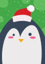 Festive Penguin Joy Plakat Plakat / 70x100cm
