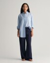 Pull-On bukser med avslappet passform i linblanding EVENING BLUE 38