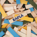 Kapla 120 Box Natural, Light Blue, Yellow & Green
