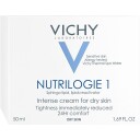 Vichy Nutrilogie 1 Fuktighetsgivende Ansiktskrem for Tørr Hud 50 ml