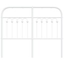  Sengegavl i metall hvit 120 cm 8721102645693