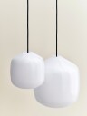 HAY Taklampe 300 Hvit/ Grå