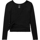 Run & Relax Wrap Sweater Beautiful Black L
