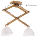  Taklampe 25 W hvit 29x18x85 cm E27