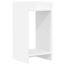 vidaXL Planteholder Hvit 30 x 30 x 60 cm Konstruert tre