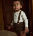 Lil" Atelier Body I/e   NbmGavo   Turteldue/Sau   Lil Atelier   1½ år (86)   Langermet Body Beige Brun Hvit