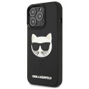 Karl Lagerfeld 3D Rubber Choupette Etui for iPhone 13 Pro / 13 - Svart