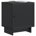  Nattbordskap Svart 43 x 34,5 x 50 cm Konstruert tre