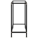 vidaXL Konsollbord gjennomsiktig 60x35x75 cm herdet glass