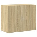  Veggskap sonoma eik 80x42,5x64 cm konstruert tre