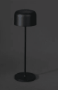 Trend Collection Lille bordlampe – oppladbar og dimbar, sort 36 cm