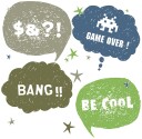 RoomMates Wallsticker Thought Bubbles
