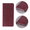 Smart Magnetic Cover for iPhone 16 Pro Max Burgundy