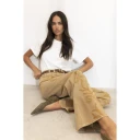 Camilla Pihl Dame Jeans Beige W26 L32,