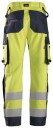 Snickers Workwear 6563 ProtecWork Skallbukse varsel, gul/marineblå 56, Klær