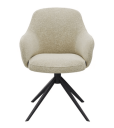 Trend Collection Bern Spisestol – Natur Bouclé / Sort