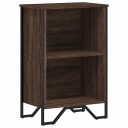  Bokhylle brun eik 50x31x74,5 cm konstruert tre