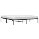 vidaXL Sengeramme i metall svart 193x203 cm 8721012304642