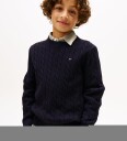 Tommy Hilfiger Genser Strikk Dark Natt Navy 14 år 164 Genser Blå