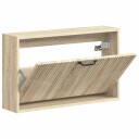 vidaXL Vegghengt skoskap HOORN 71 x 17 x 43 cm Konstruert tre