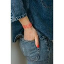 ByBarb Hair ties multicoloured 8-pack, recycled material squared patte