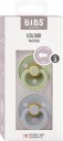 BIBS Colour Smokk 2-Pack Lateks Str 3 Rund Sage/Cloud