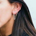 Sif Jakobs Ellera Grande Øredobber 18 kt. Gullbelagt sølv SJ-E2869-CZ(YG) - Dame - 925 sterling silver