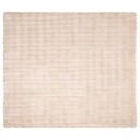 vidaXL Skliikkerteppe / pledd i kunstig kaninpels Olite Beige