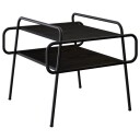vidaXL Kaffebord Svart eik 50 x 50 x 51 cm Konstruert tre
