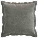 vidaXL Putetrekk 2 stk. HOUTEN Mørkegrå 50 x 50 cm Chenille stoff